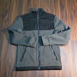 NWT Mens Wool Blend Zip Up Jacket